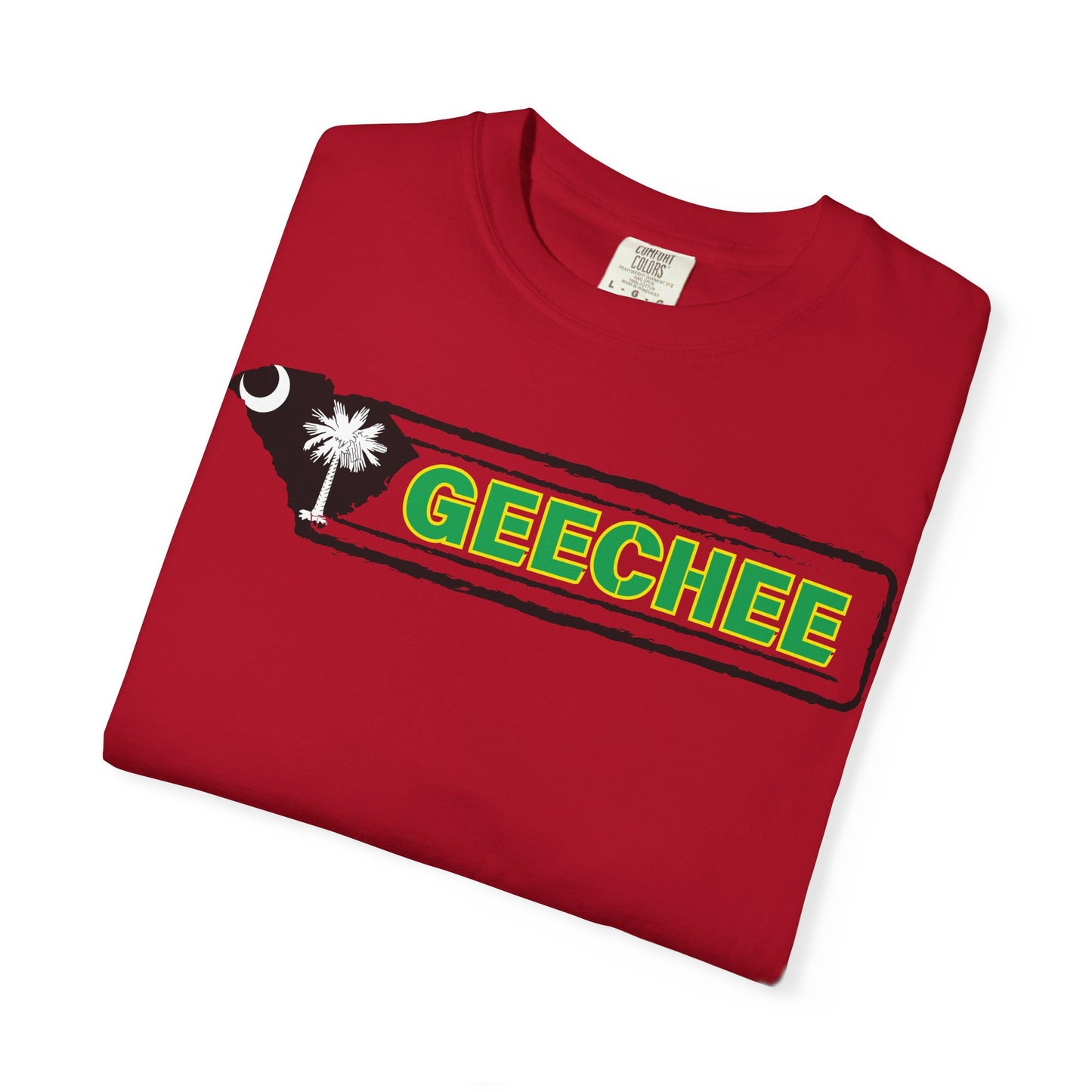 Garment-Dyed Tee with 'Geechee' Design - Coastal Vibe, Unisex Summer Fashion, Casual Wear, Beach Trip Essential, Gift for Nature Lovers