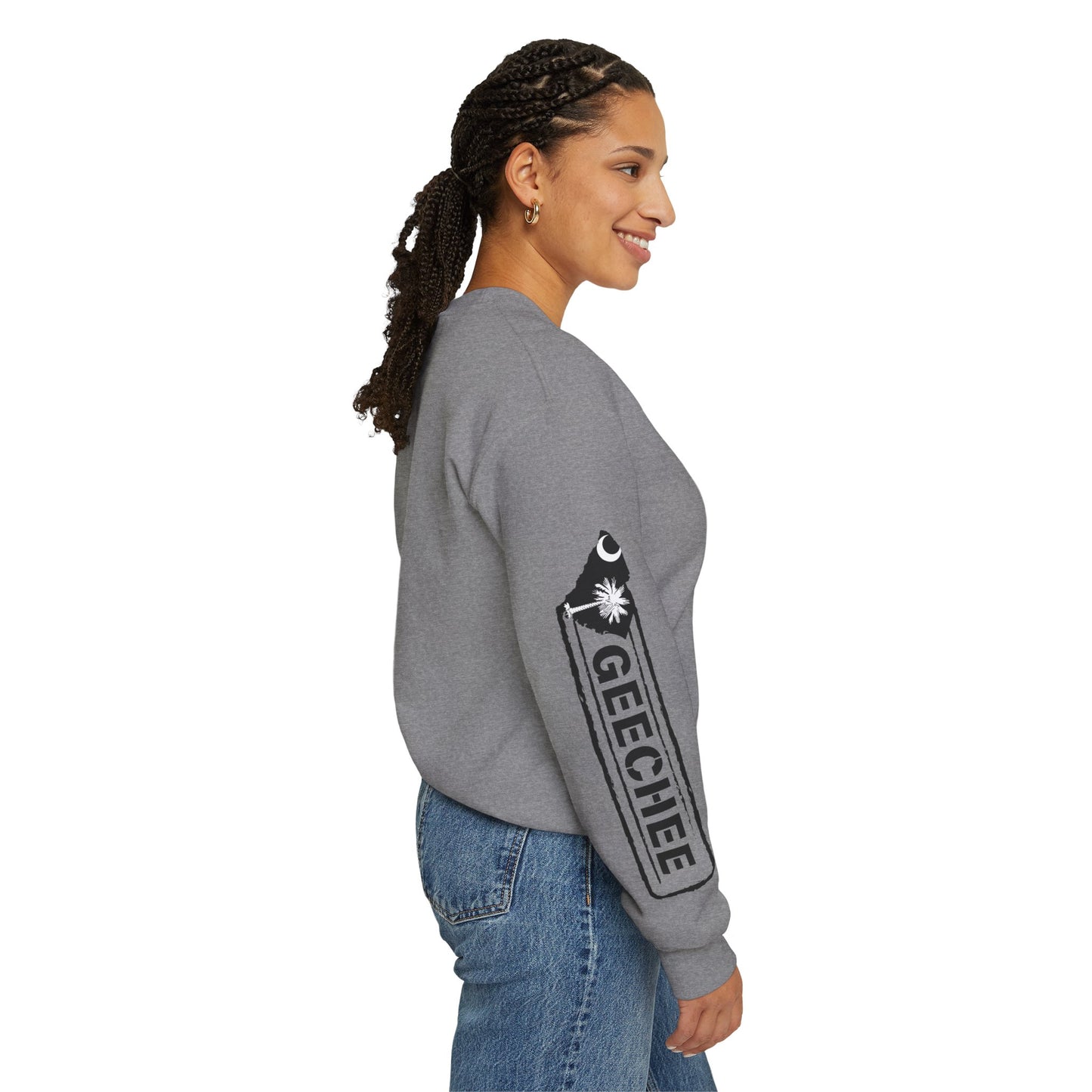 Geechee Crewneck Sweatshirt, Cozy Unisex Sweatshirt, Comfortable Fashion Layer, Gift for Mom, Casual Style for Everyday Wear