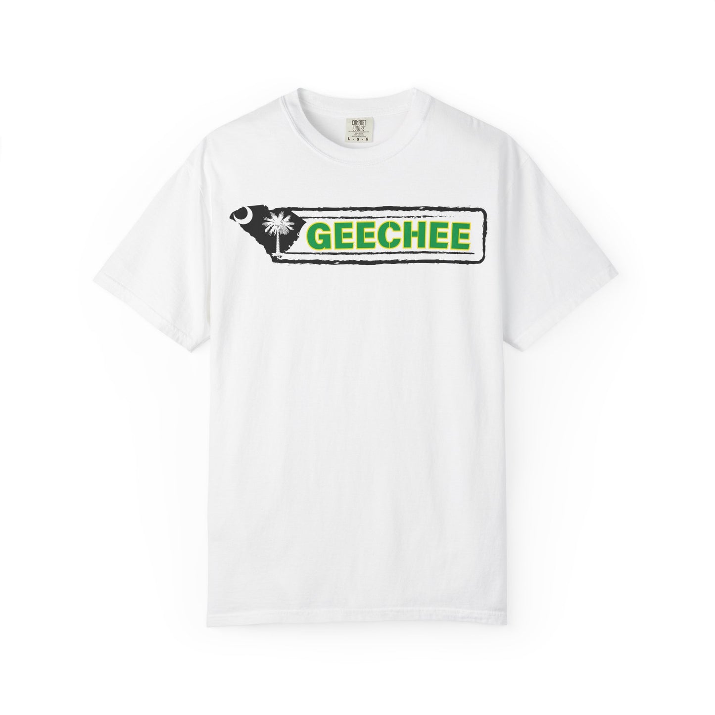 Garment-Dyed Tee with 'Geechee' Design - Coastal Vibe, Unisex Summer Fashion, Casual Wear, Beach Trip Essential, Gift for Nature Lovers