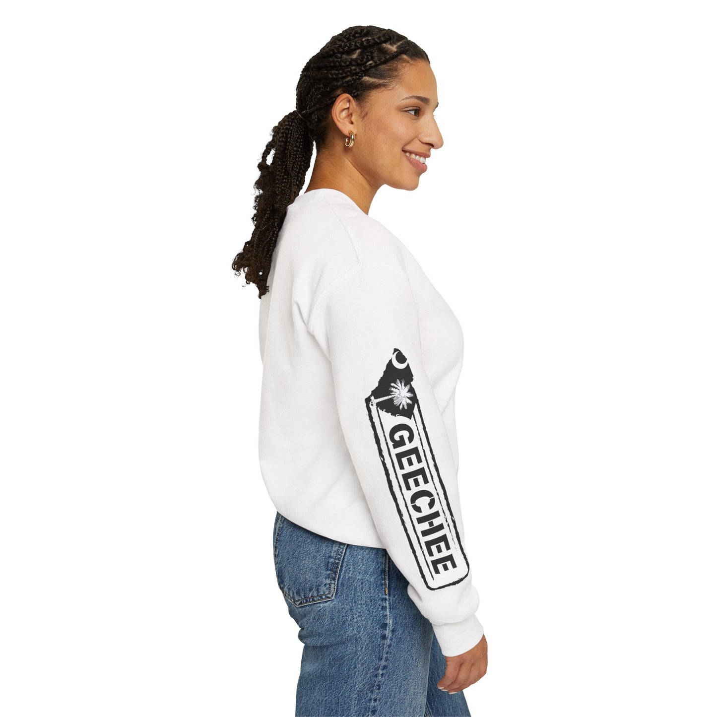 Geechee Crewneck Sweatshirt, Cozy Unisex Sweatshirt, Comfortable Fashion Layer, Gift for Mom, Casual Style for Everyday Wear