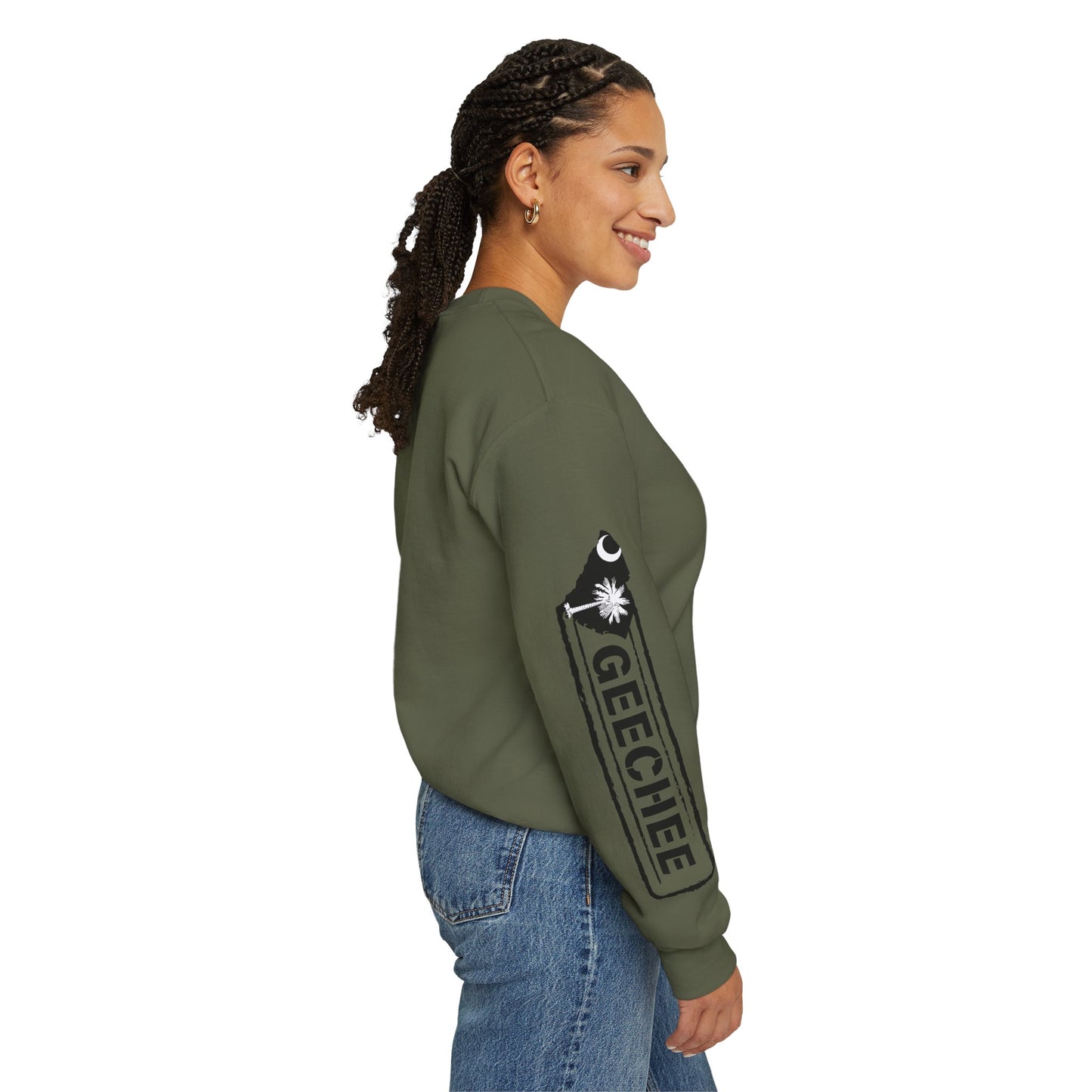 Geechee Crewneck Sweatshirt, Cozy Unisex Sweatshirt, Comfortable Fashion Layer, Gift for Mom, Casual Style for Everyday Wear