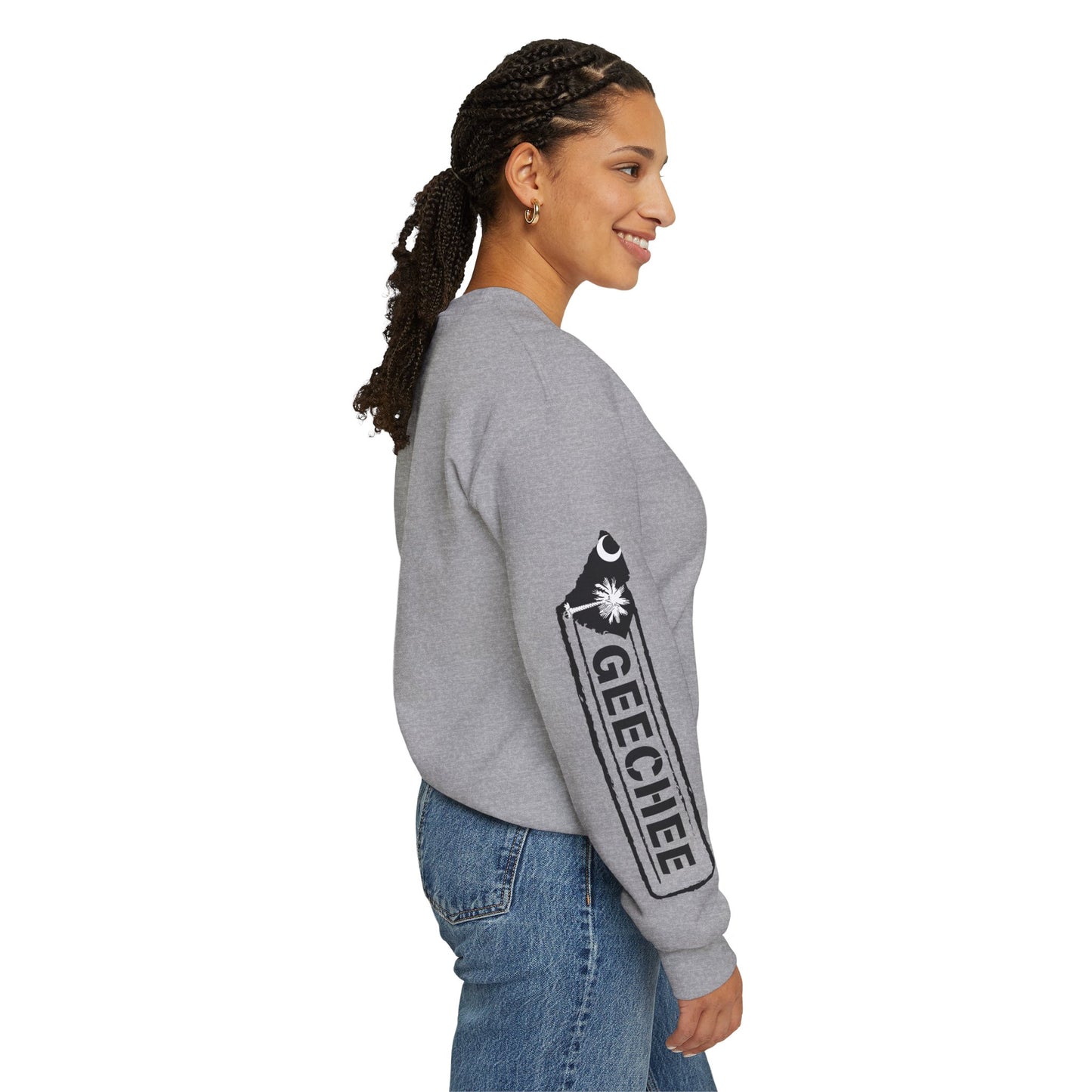 Geechee Crewneck Sweatshirt, Cozy Unisex Sweatshirt, Comfortable Fashion Layer, Gift for Mom, Casual Style for Everyday Wear