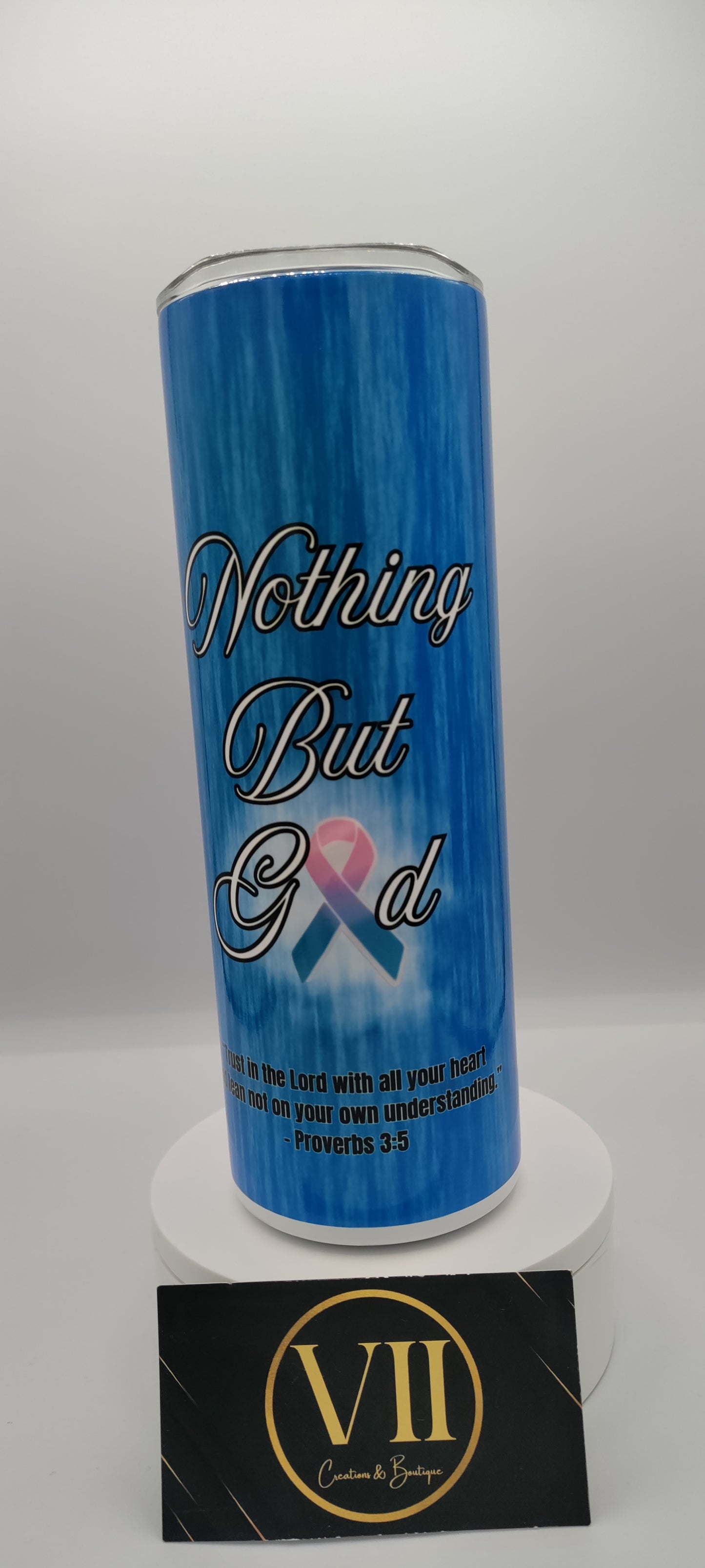 Nothing But God (Blue) Tumbler